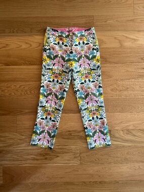 BODEN Cotton Crop Pants - 6